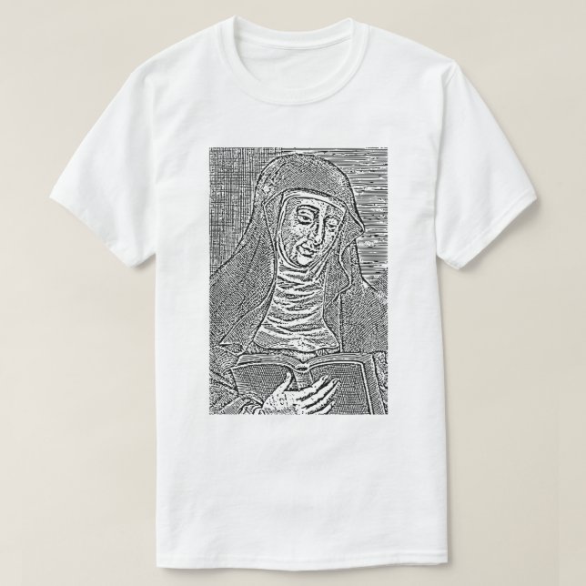 Saint Hildegard von Bingen T Shirt (Design framsida)