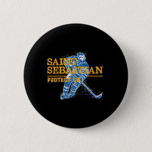 Saint Hockey Patron Saint of Sports Idrottsman Knapp