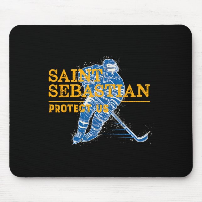 Saint Hockey Patron Saint of Sports Idrottsman Musmatta (Framsidan)