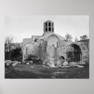 Saint-Honoratus-kyrkan i Les Alyscamps Poster