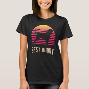 Saint Huberts Hund Bloodhound Retro 18 T Shirt