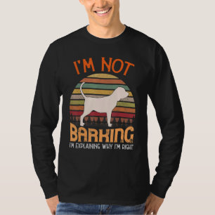 Saint Huberts Hund Bloodhound Retro 35 T Shirt