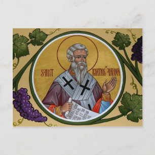 Saint-Ignatios of Antioch Prayer Card Vykort
