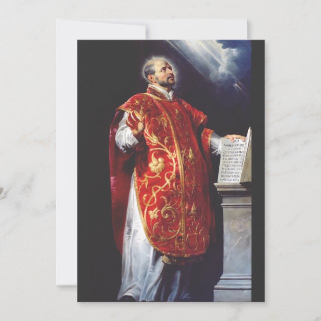 Saint Ignatius av Loyola Inbjudningar (Framsida)