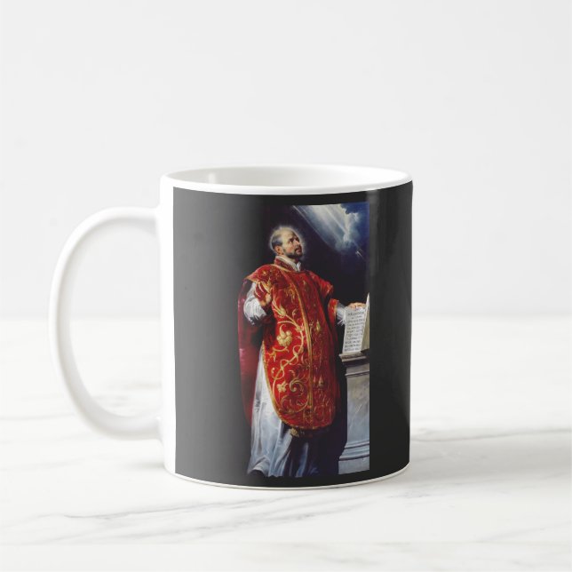 Saint Ignatius av Loyola Kaffemugg (Vänster)