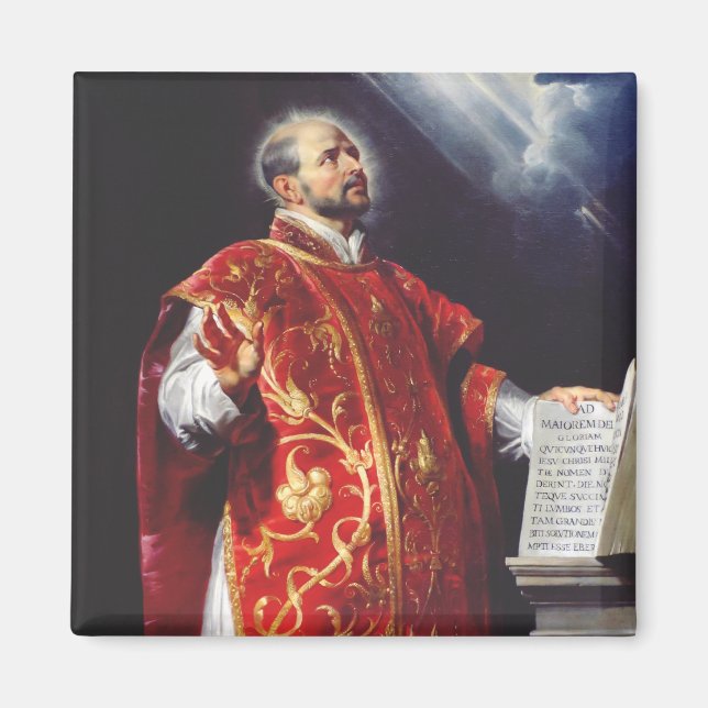 Saint Ignatius av Loyola Magnet (Framsidan)