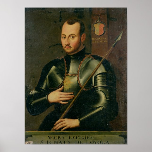 Saint Ignatius av Loyola Poster (Framsidan)