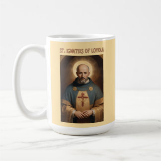 Saint Ignatius, Loyola Catholik Mugg