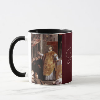 Saint Ignatius Loyola, katolska Kaffe koppar