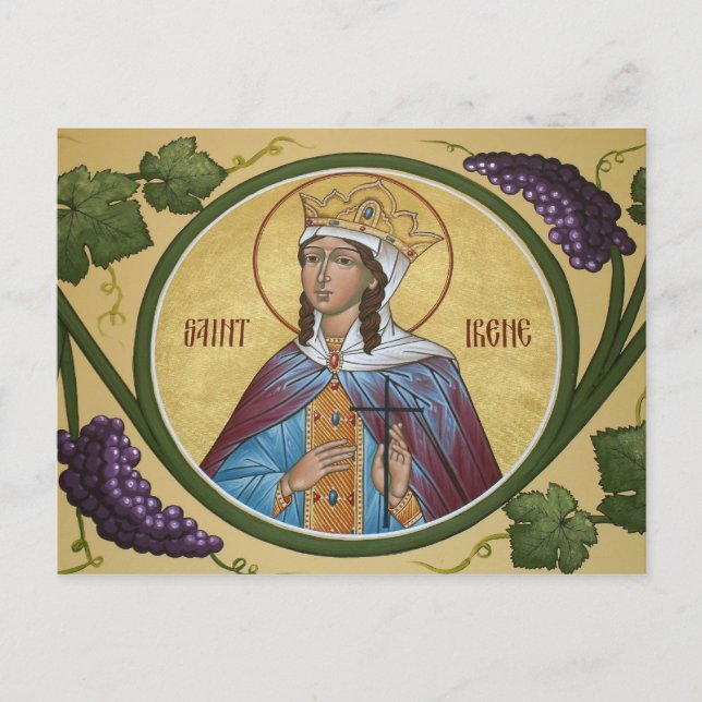 Saint Irene Prayer-kort Vykort (Framsida)
