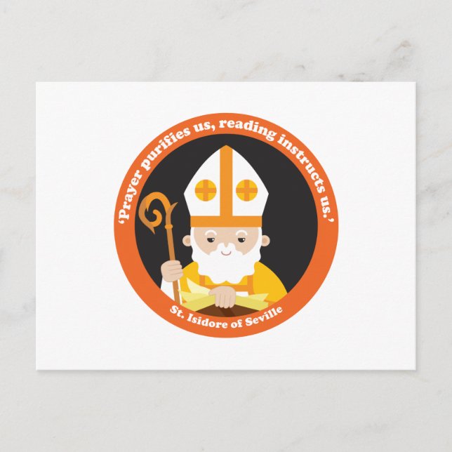 Saint Isidore i Sevilla Vykort (Framsida)