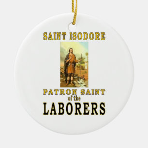 SAINT ISODORE JULGRANSPRYDNAD KERAMIK