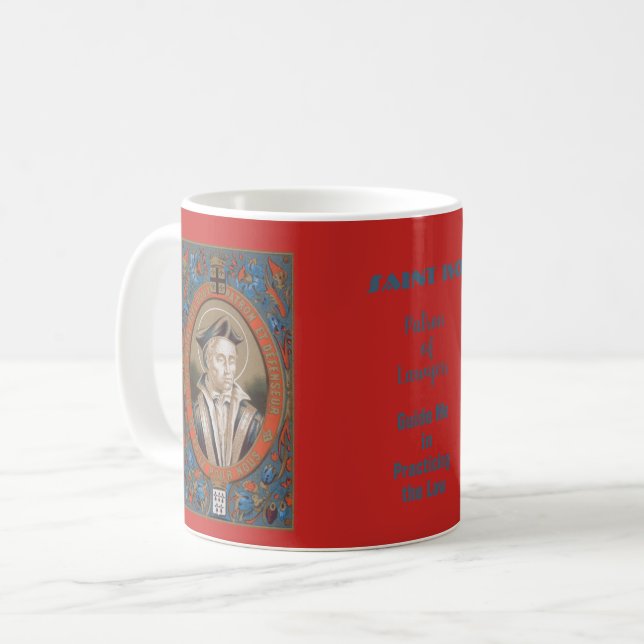 Saint Ivo av Kermartin (M 005) Kaffemugg (Framsida vänster)