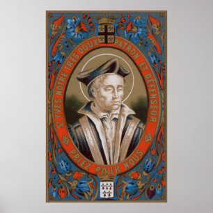 Saint Ivo av Kermartin (M 005) Poster