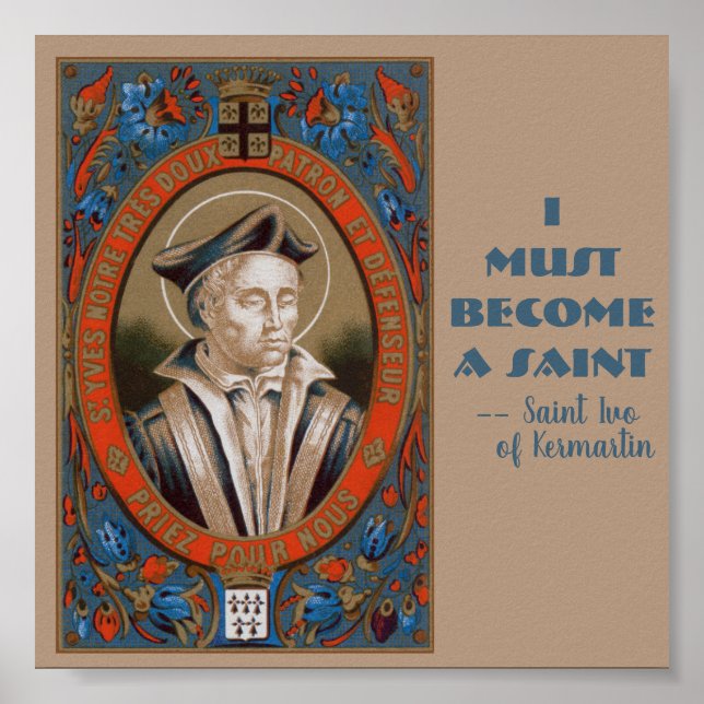 Saint Ivo av Kermartin (M 005) Poster (Framsidan)