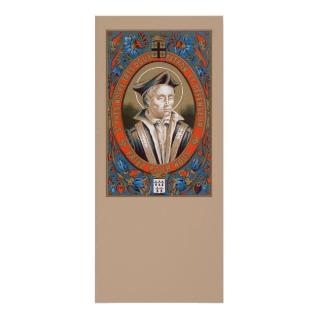 Saint Ivo av Kermartin (M 005) Reklamkort (Framsidan)