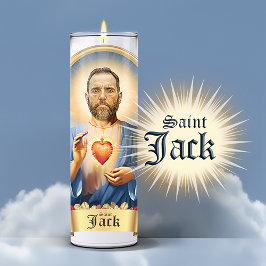 Saint Jack Smith Prayer Candle Klistermärken