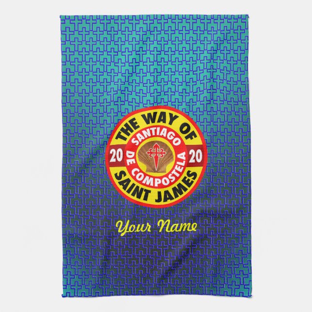 Saint James 2020-vägen Kökshandduk (Vertikal)