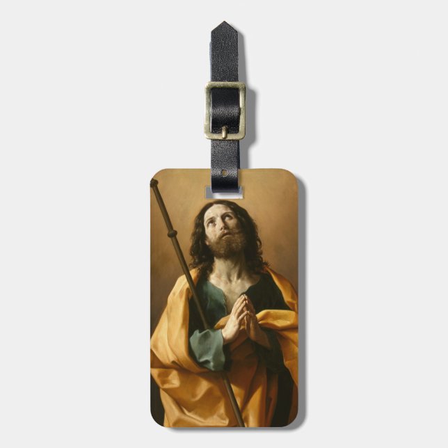 "Saint James"-anpassningsbar bagagetagg Bagagebricka (Vertikal Framsida)