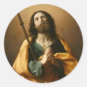 "Saint James"-klistermärken Runt Klistermärke