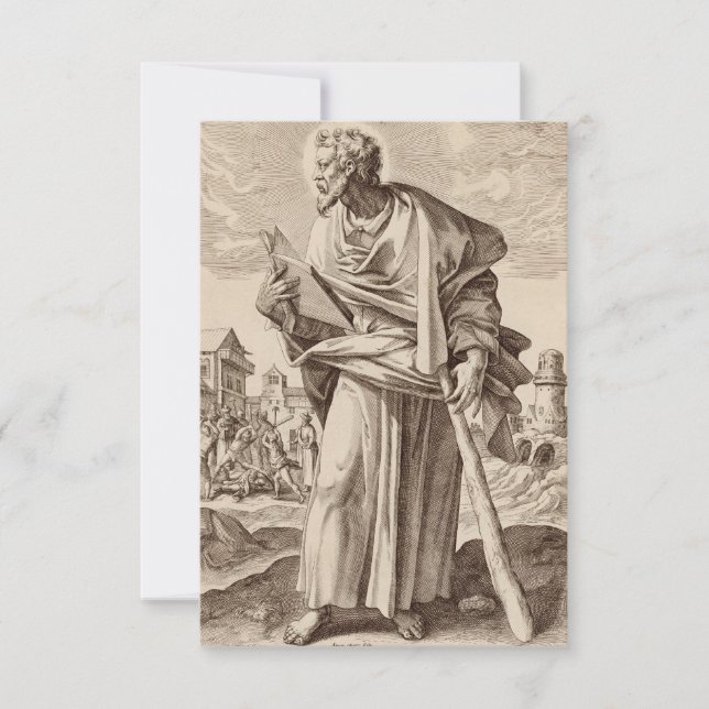 Saint James Less son of Alphaeus Tack Kort (Framsida)