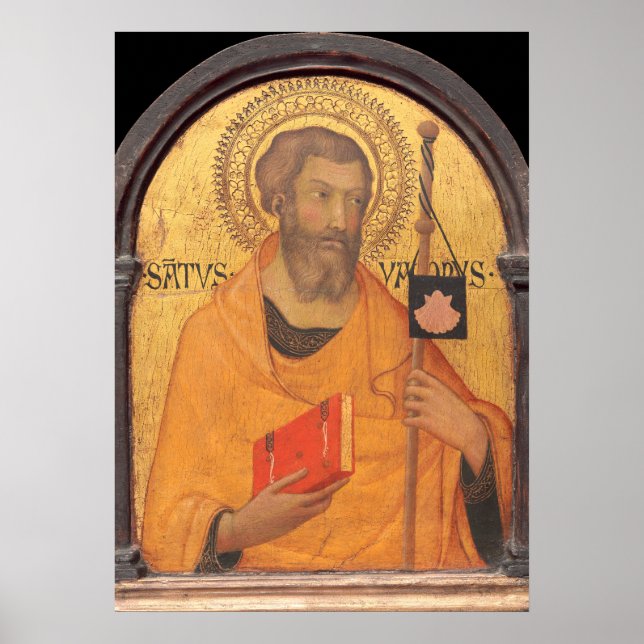 Saint James Major - Simone Martini Fine Art Poster (Framsidan)