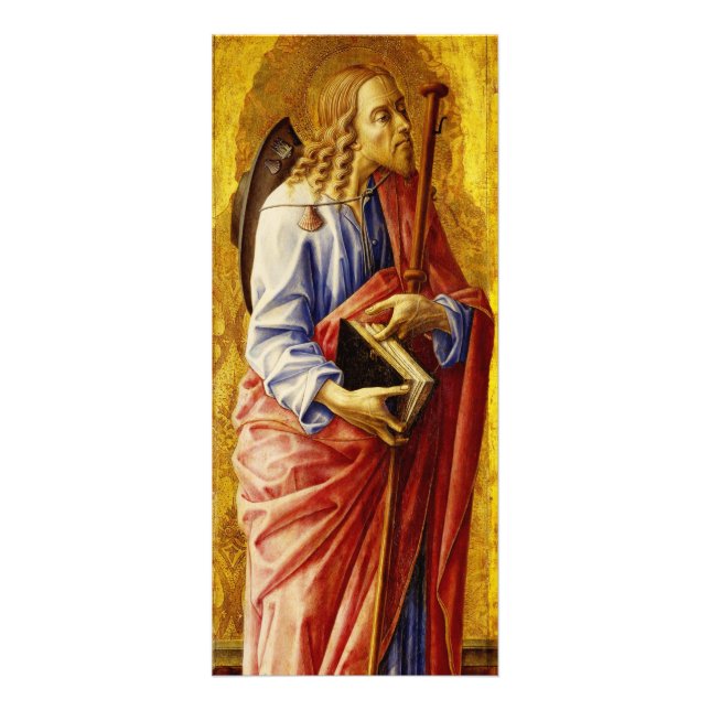 Saint James Underbaren av Carlo Crivelli Reklamkort (Framsidan)