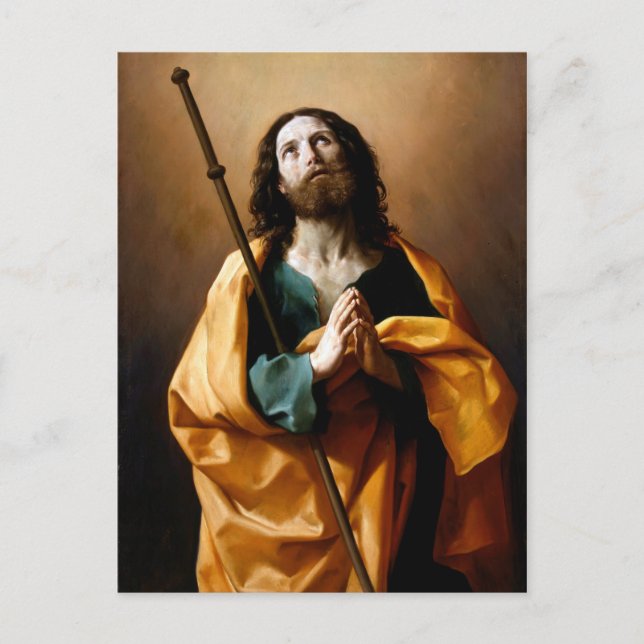 Saint James Underbaren av Guido Reni (c 1638) Vykort (Framsida)