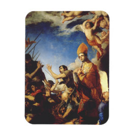 Saint Januarius Bishop från Benevento Magnet