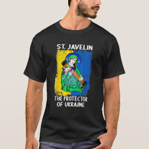 Saint Javelin-försvarare i Ukraina stöder Ukrain T Shirt