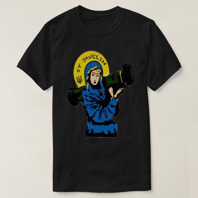 Saint Javelin roligt T Shirt (Design framsida)
