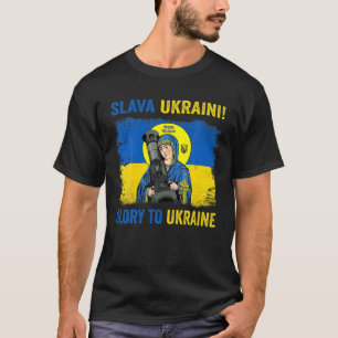 Saint Javelin Slava Ukrainini Glory to Ukraina Sup T Shirt