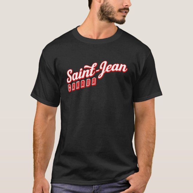 Saint Jean Canada T Shirt (Framsida)