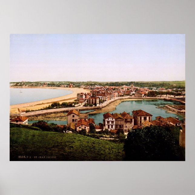 Saint-Jean-de-Luz Aquitaine Frankrike Poster (Framsidan)