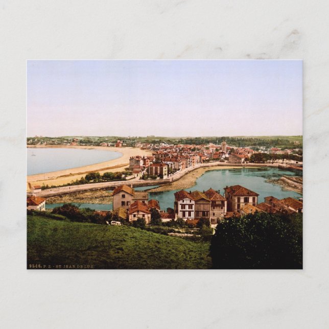 Saint-Jean-de-Luz Aquitaine Frankrike Vykort (Framsida)