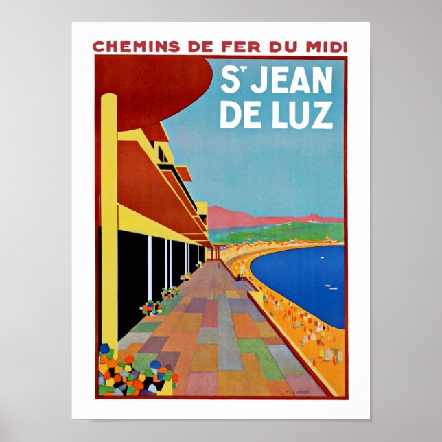 Saint Jean de Luz Poster (Framsidan)