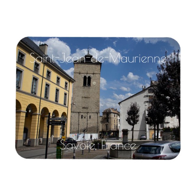 Saint-Jean-de-Maurienne, Savoie, Frankrike Magnet (Horisontell)
