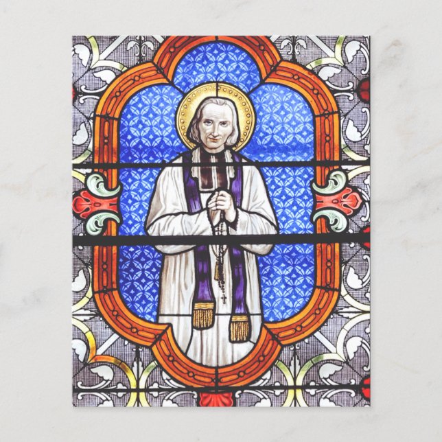 Saint Jean Vianney Premium Själsguide Konsttryck (Framsida)