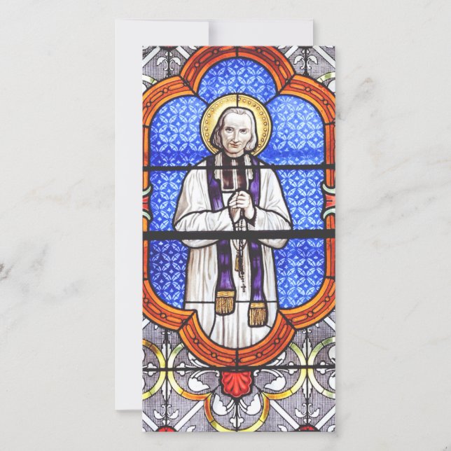 Saint Jean Vianney Premium Själsguide Konsttryck (Framsida)