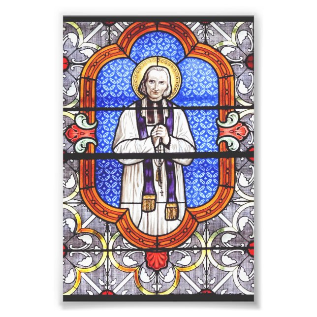 Saint Jean Vianney Premium Själsguide Konsttryck Fototryck (Framsidan)
