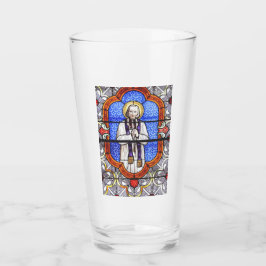 Saint Jean Vianney Premium Själsguide Konsttryck Glaskopp