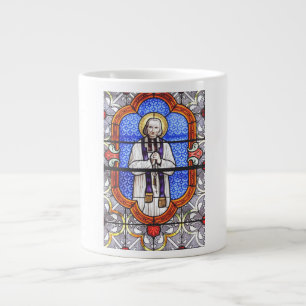Saint Jean Vianney Premium Själsguide Konsttryck Jumbo Mugg