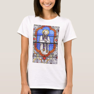Saint Jean Vianney Premium Själsguide Konsttryck T Shirt