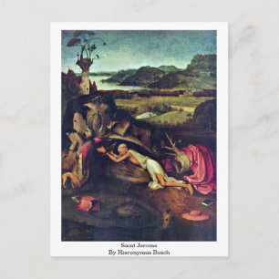 Saint Jerome. från Hieronymus Bosch Vykort