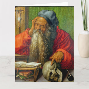 Saint Jerome i hans studie - Albrecht Dürer Kort