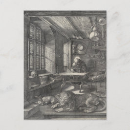 Saint Jerome i sin studie av Albrecht Durer Vykort