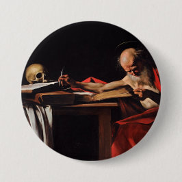 Saint Jerome Writing (av Caravaggio) Knapp