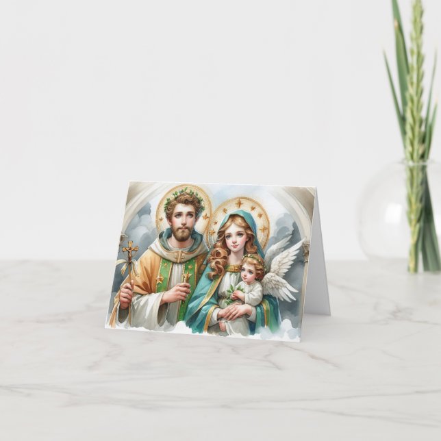 Saint Joachim och Anne-Ortodox Infertility Kort (Framsida)