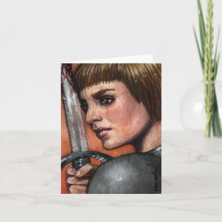 Saint Joan i Arc-anteckningskort Kort