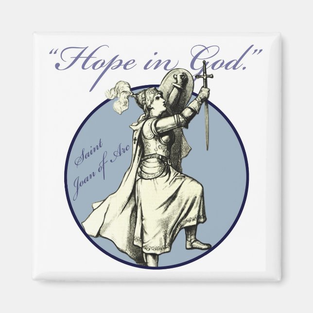 Saint Joan i Arc - Christian Magnet (Framsidan)
